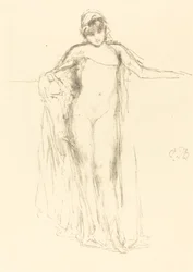 Draped modell, Állandó, 1893.