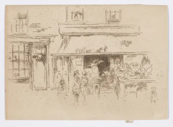 Exeter Street, 1886-88 körül (metszet; tinta, papír)