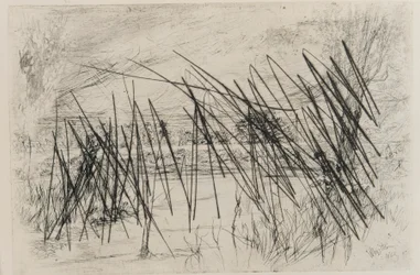 Táj egy halászsal, 1861.