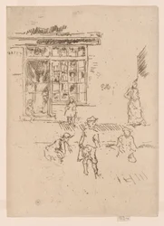 Márványok, 1886-88 körül (metszet; tus, papír)