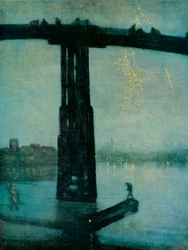 Nocturne: Blue and Gold – Old Battersea Bridge, c1872-5