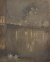 Nocturne: Gray és GoldCanal, Hollandia, 1882.