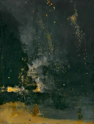 Nocturne in Black and Gold, the Falling Rocket, 1875