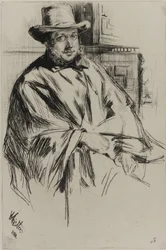 Férfi portré, 1860.