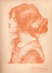 Vázlat egy nőről c1885, 1896