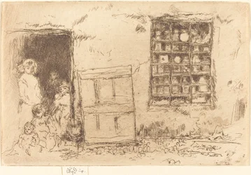 A falu édességboltja, 1887.