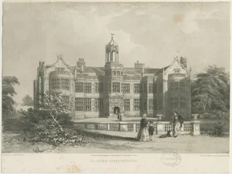 Ingestre Hall: litográfia, nd [c 1844]