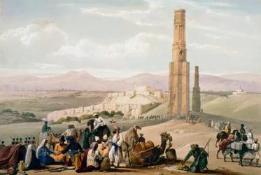 Ghanzi erődje és fellegvára, első angol-afgán háború, 1838-1842 c1850.