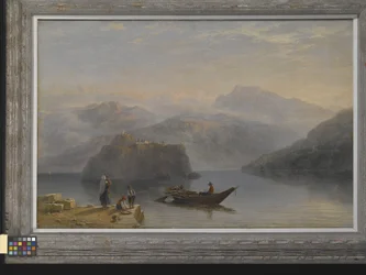 Lago Maggiore (?) (olaj, vászon)