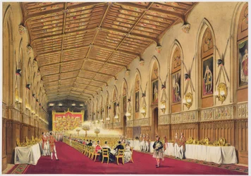 Szent György-terem, Windsor kastély, 1838