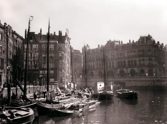 Csatornahajók, Rotterdam, 1898.