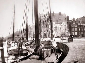Csatornahajók, Rotterdam, 1898.