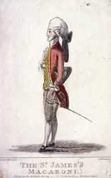 "A Szent Jakab makaróni", 1772