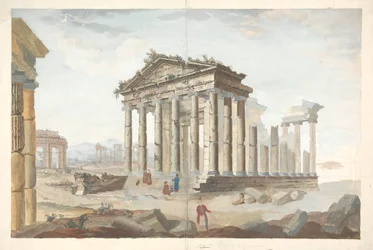 Templomok romjai Saltronzában