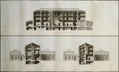 Tervek egy neoklasszikus házhoz Lord Charleville számára: három rész