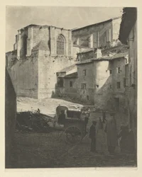 Kameramunka: Régi templom - Burgos, 1914.