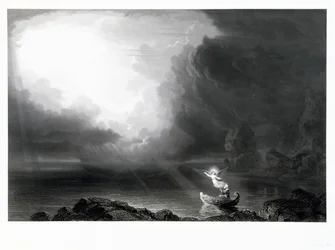 Az életút – Öregség, c. 1855 (metszet)
