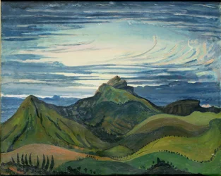 Naplemente a Pireneusokban, 1912-1913 körül