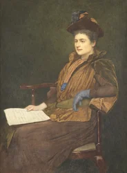 Miss Agnes Ashbee, 1890 (wc és gouache papíron)