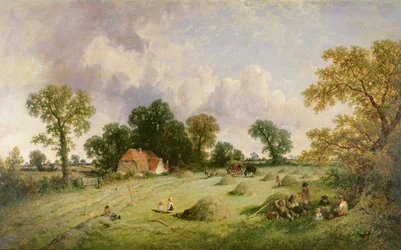 Szénavarrás Hampshire-ben
