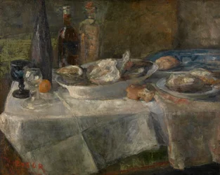 Csendélet osztrigával