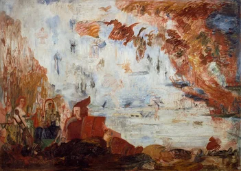 Szent Antal megkísértése, James Ensor (1860-1949), olaj, vászon