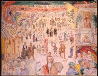 Ghistelles-i Szent Godelieve körmenete; La Procession de Sainte Godelieve a Ghistelles