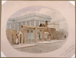Montague-ház fala, British Museum, London, 1852