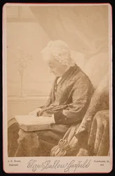 Eliza Ballou Garfield portréja 1801-1888, 1881.