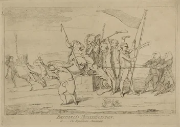 Britannia meggyilkolása, avagy a republikánus mulatsága, megjelent 1782. május 10-én