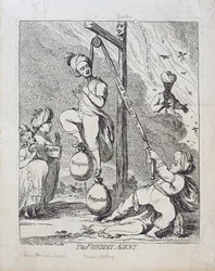 The Friendly Agent, kiadta S.W. Fores 1787-ben.