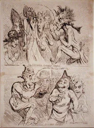 A megkövült Nemzetgyűlés és Az újjáéledt Nemzetgyűlés, kiadta S.W. Fores 1791-ben