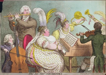 A Pic-Nic Orchestra, kocsma. Hannah Humphrey, 1802