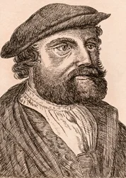 Hans Holbein, az ifjabb, illusztráció a „75 portréi híres festőkről autentikus eredetikről” címmel, Londonban, 1817.