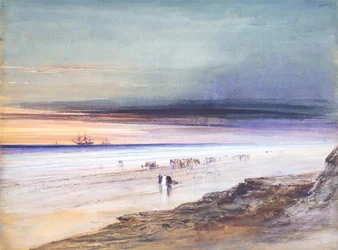 Beach Scene, kb. 1865.
