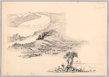 Three Landscapes, Design for Washington Board of Trade Dinner, 1908. május 13