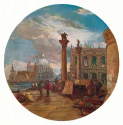 Kilátás Velencében, 1853.
