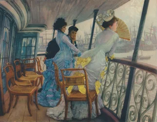 A fedélzeten a H.M.S. Kalkutta, 1877 körül, 1948.