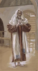Szent András, illusztráció a Krisztus életéhez, 1886-94 körül (wc és gouache kartonon)