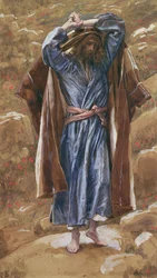 Szent Fülöp, illusztráció a Krisztus életéhez, 1886-96 körül (guache, kartonon)