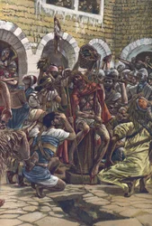 A töviskorona - a mi Urunk Jézus Krisztus életéből - 1899 James Tissot - La vie de notre seigneur Jesus Christ, Jacques Joseph (Jacques Joseph) Tissot James Tissot (1836-1902)