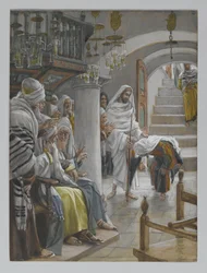 A tizennyolc éves betegségben szenvedő nő, illusztráció: Urunk Jézus Krisztus élete, 1886-96 (wc grafit fölött, papíron)