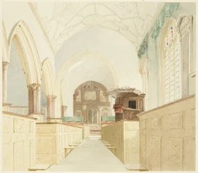 A St Mary-le-Port templom belseje
