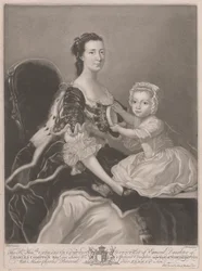 Az igaz, tiszteletreméltó Catherine Compton..., Egmont grófnője... Charles Perceval mesterrel, legidősebb fiával