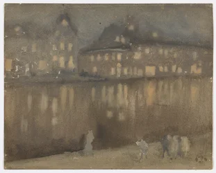 Canal Grande, Amszterdam; Nocturno