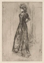 Maud, állva