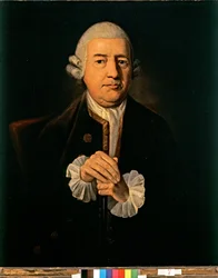 John Baskerville portréja (olaj, vászon)