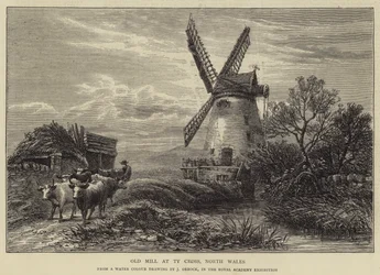 Old Mill at The Cross, Észak-Wales