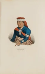 KEE-O-TUCK-KEE; A Pottowattomie Chief, az Aboriginal Portfólióból