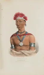 MAUCK-COOMAUN; Egy ünnepelt Ioway főnök, az Aboriginal Portfólióból